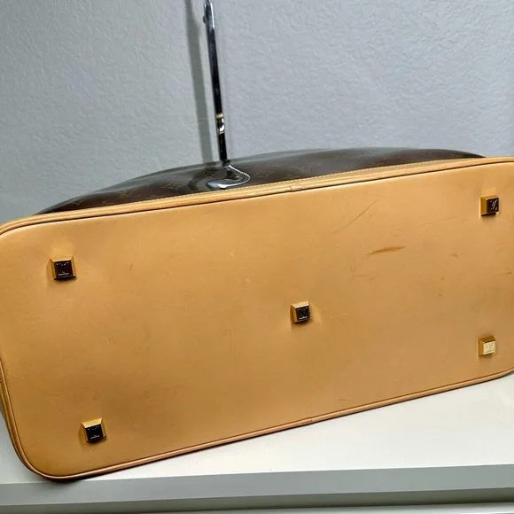 Louis Vuitton Cabas Ambre GM Brown Monogram Bag with Pouch - Picture 14 of 16